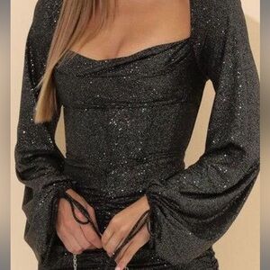 Metallic/sparkly Lucy in the Sky dress